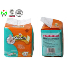 High Quality Breathable Cloth Like Magic Tapes Abella Baby Diaper